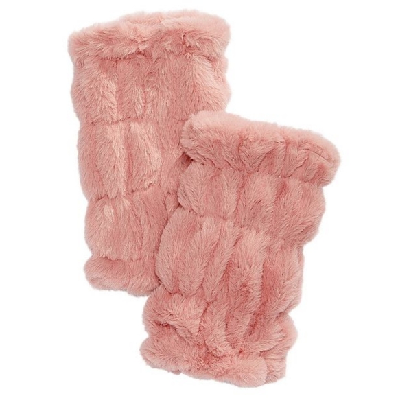 NWT I.N.C. Faux-Fur Fingerless Gloves - Picture 7 of 7